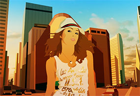 动感时尚片头flash动画